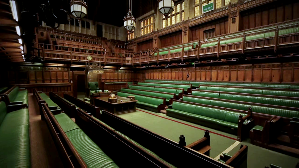 Empty House of Commons